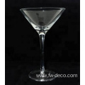 clear crystal martini glasses with gold rim